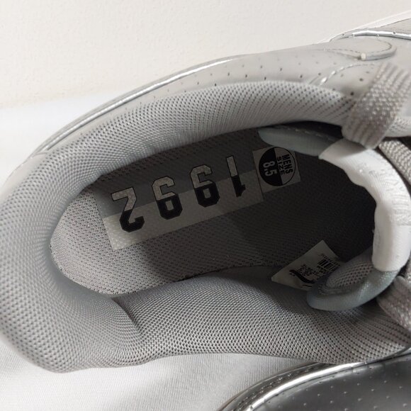 Nike Air Force 1 LV8 Dream Team Metallic Silver Low Sneaker Good Cond - 8.5 - Picture 10 of 12